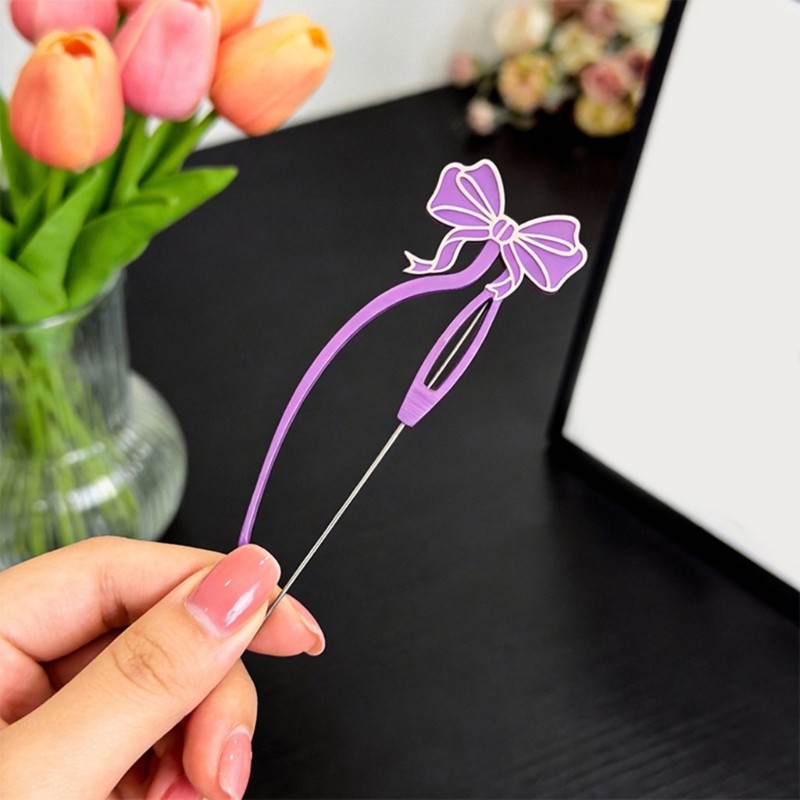 Artistic Butterfly Snowflake Beading Pin Craft From Polylactic Acid Materials