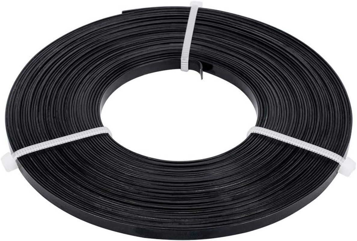 BENECREAT 32 Feet 18 Gauge Aluminum Wire, 5Mm Wide Flat Jewelry Craft Wire for B