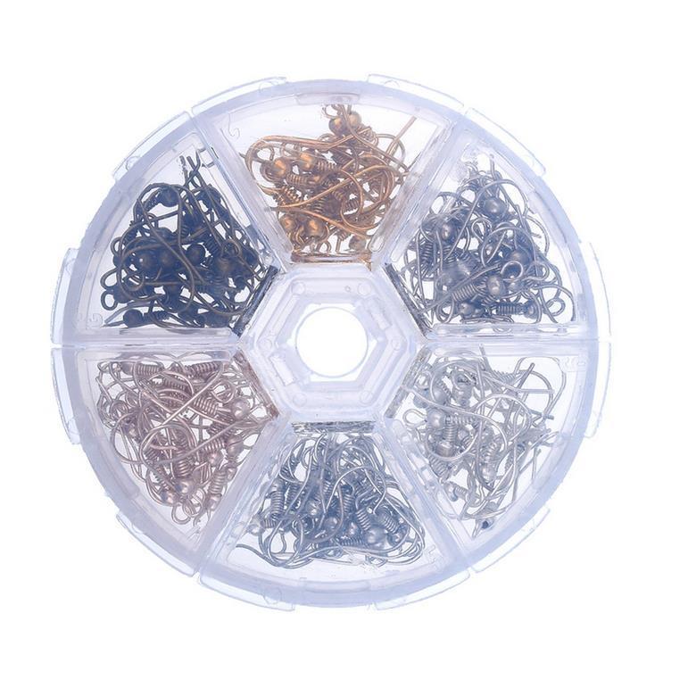 120 Pieces Earring Hooks Ear Wires French Hooks Hypoallergenic Stainless Steel