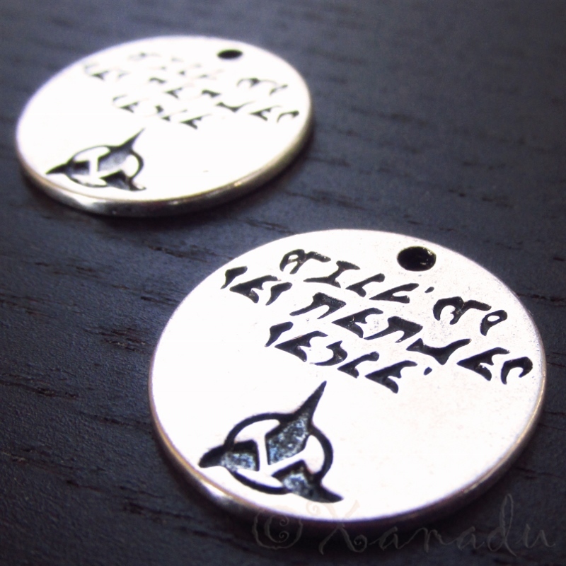 Star Trek Klingon Qapla’ Charm Pendants C0635 – 5, 10, 20PCs