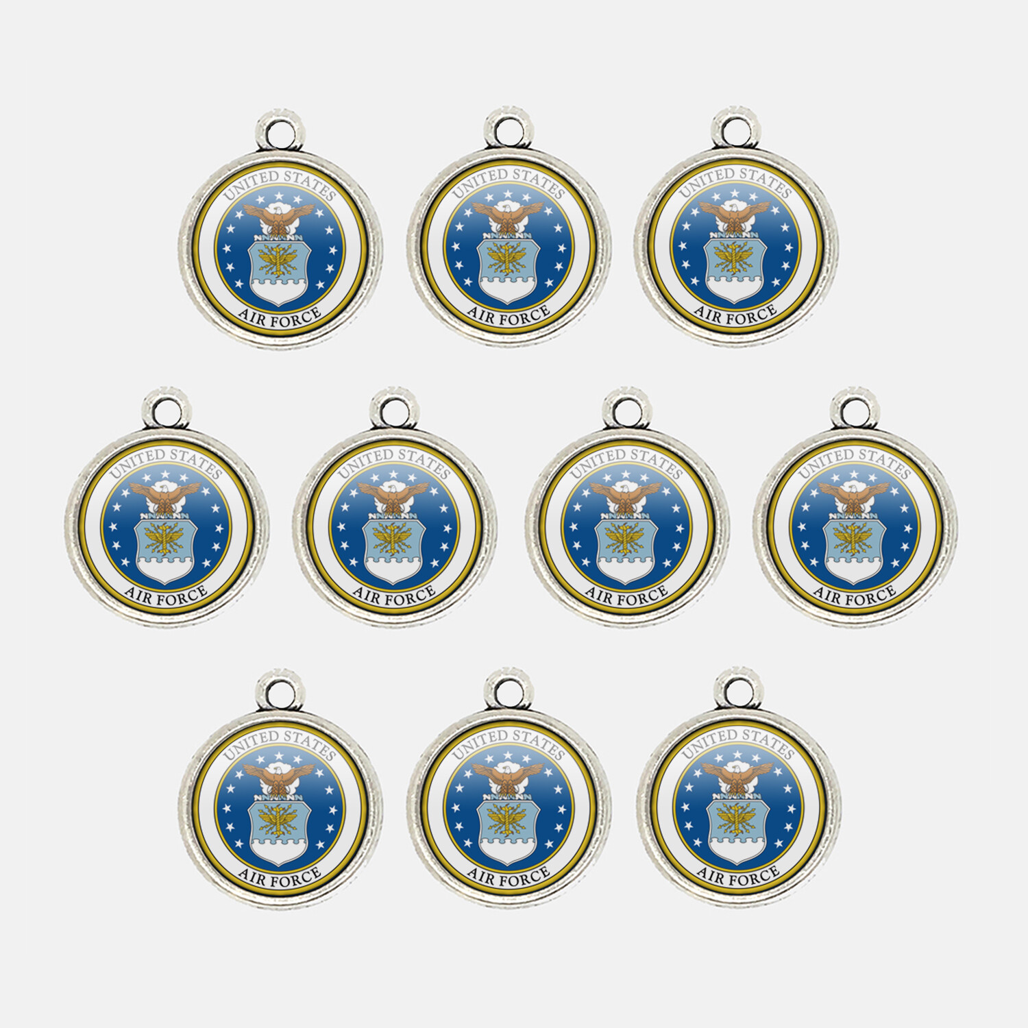 United States Air Force Charms for Bracelet Jewelry Pendants for Necklace