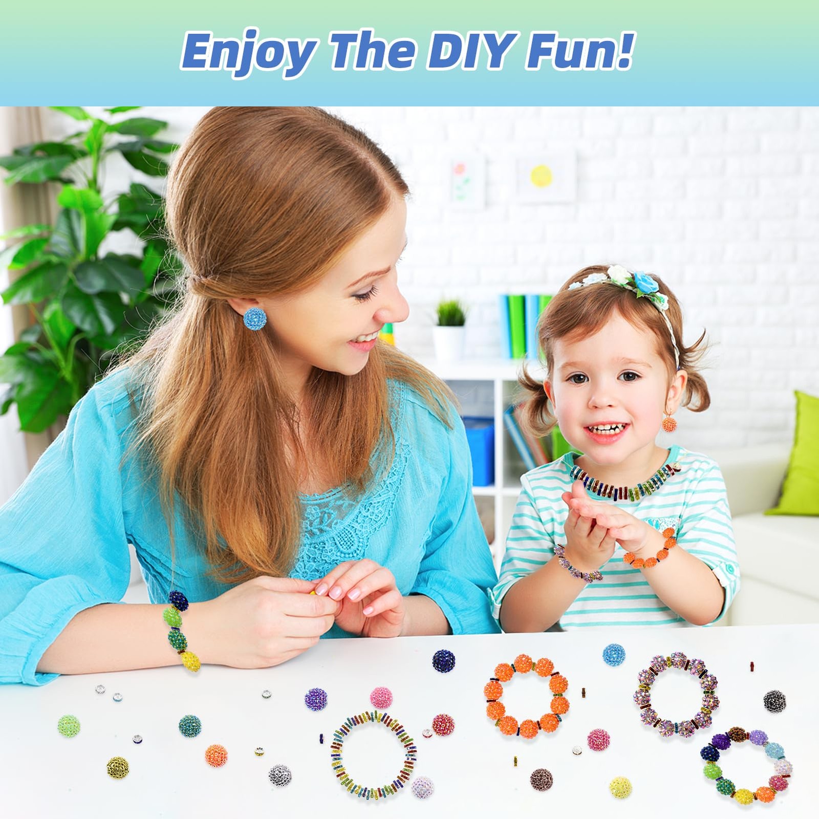 20mm Acrylic Rhinestone & Spacer Beads for Beadable Pens 20pcs + 220pcs