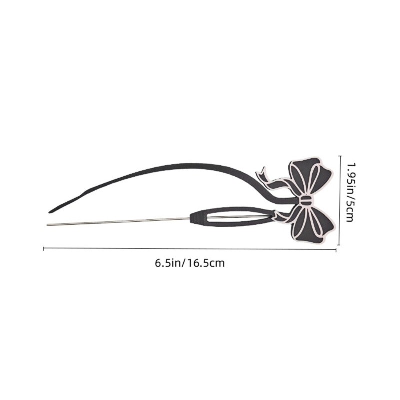 Artistic Butterfly Snowflake Beading Pin Craft From Polylactic Acid Materials