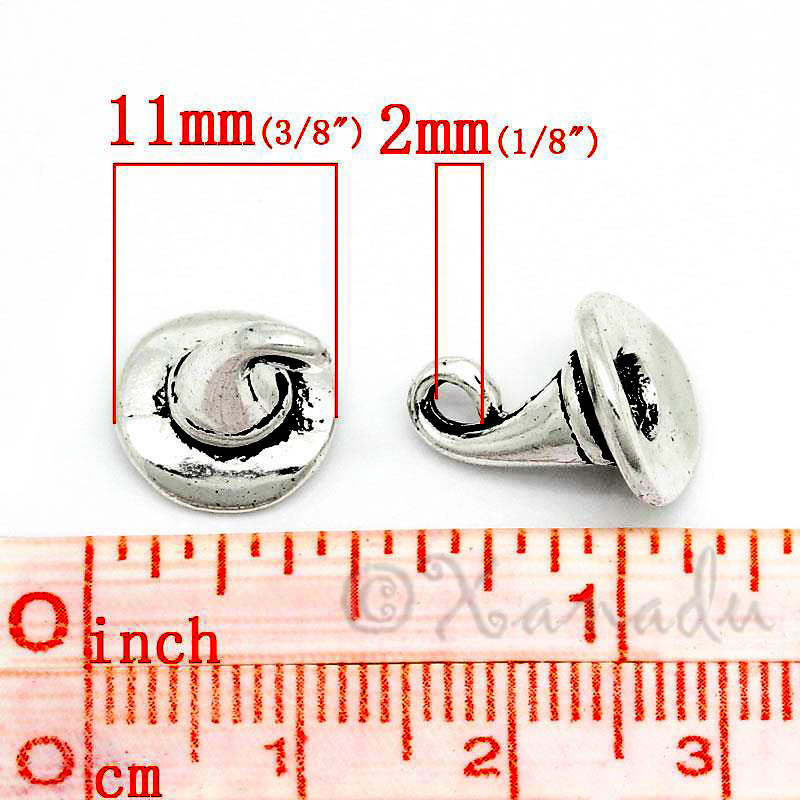 The Hobbit Charms Antiqued Silver Plated 10PCs Mix CM2627 – 10, 20 Or 50PCs
