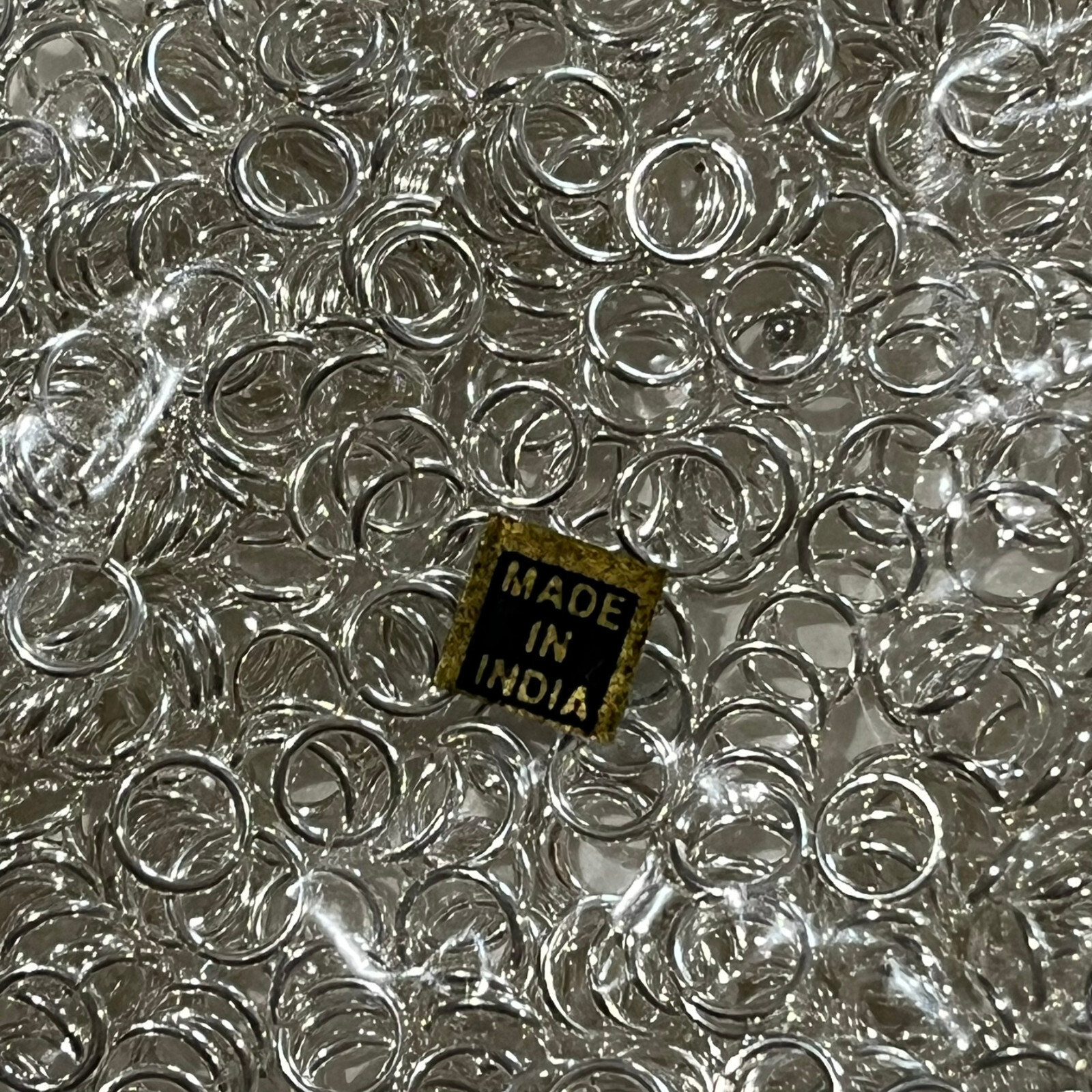 50 Pieces Authentic 925 Sterling Silver 6mm 20ga Open Jump Rings