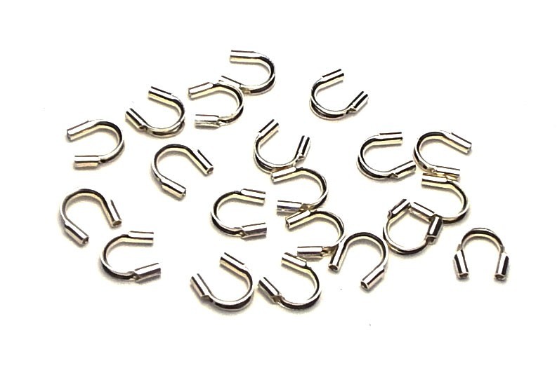 STERLING SILVER WIRE GUARDIAN 925 Choose Size 100 pieces