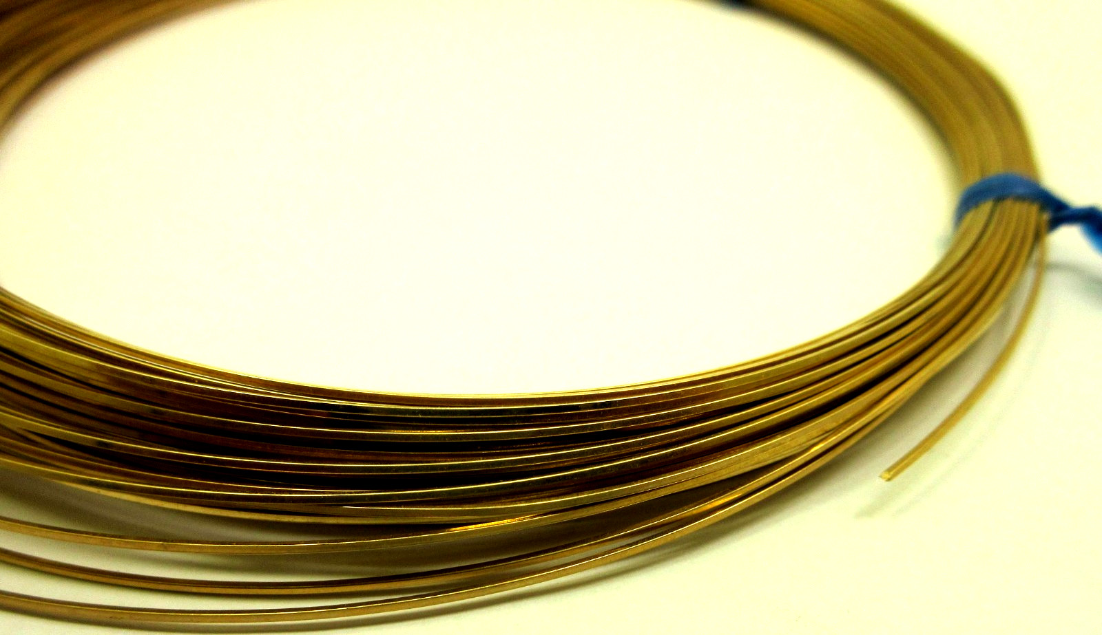 14/20 Yellow Gold-Filled Wire | Square | 21 Gauge | 113 Grams, 79 Feet, GF #24