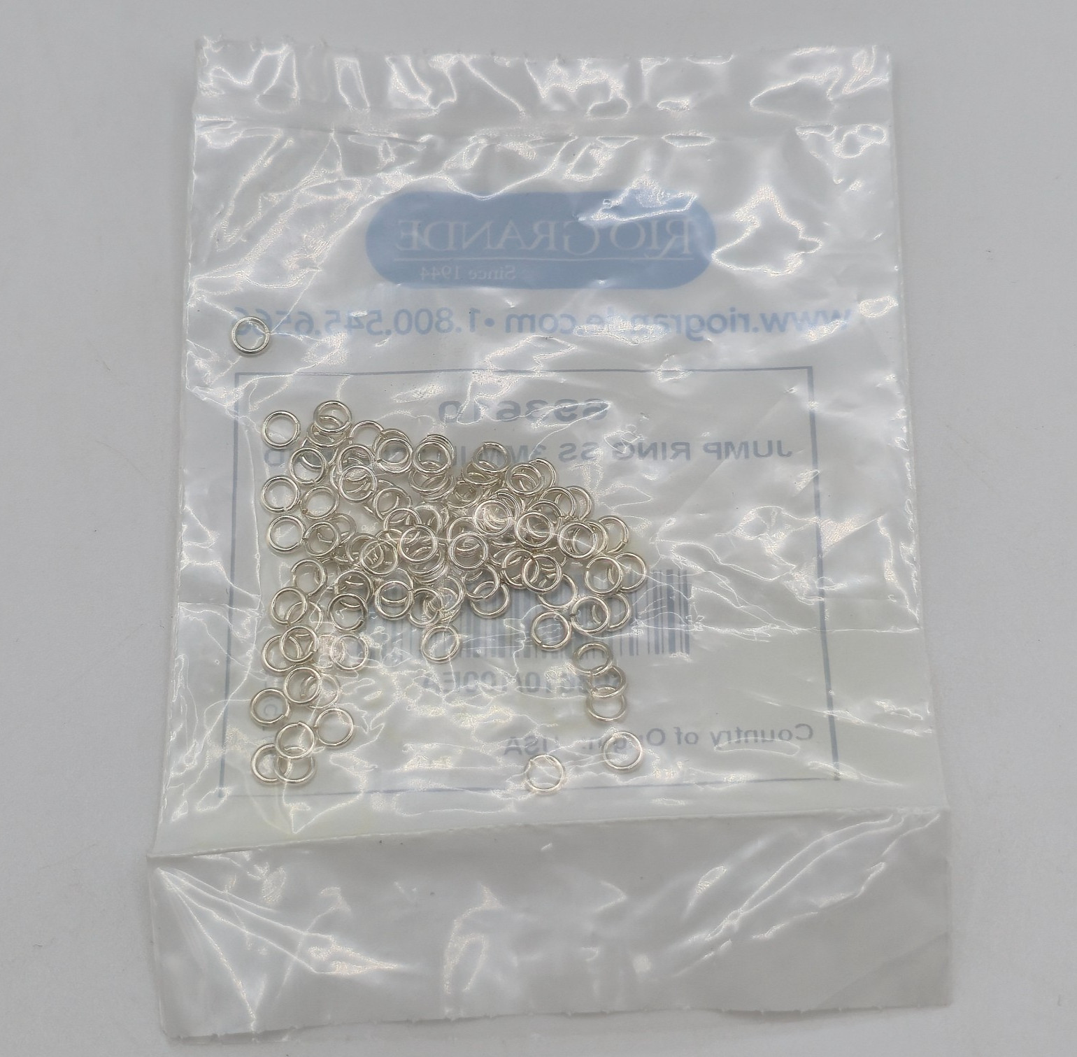 Rio Grande Sterling Silver 3mm ID 20ga Round Jump Ring – 100 Pieces