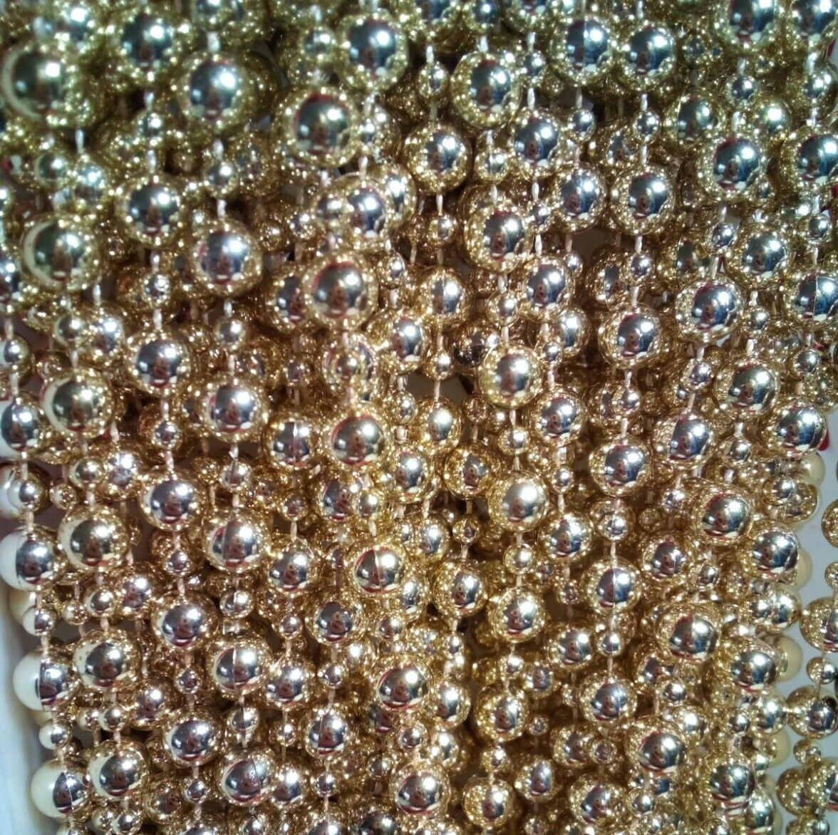 Lot WRIGHTS STRING BEADS GOLD ALL crafts, jewelry 1/4″ unknown length SEE