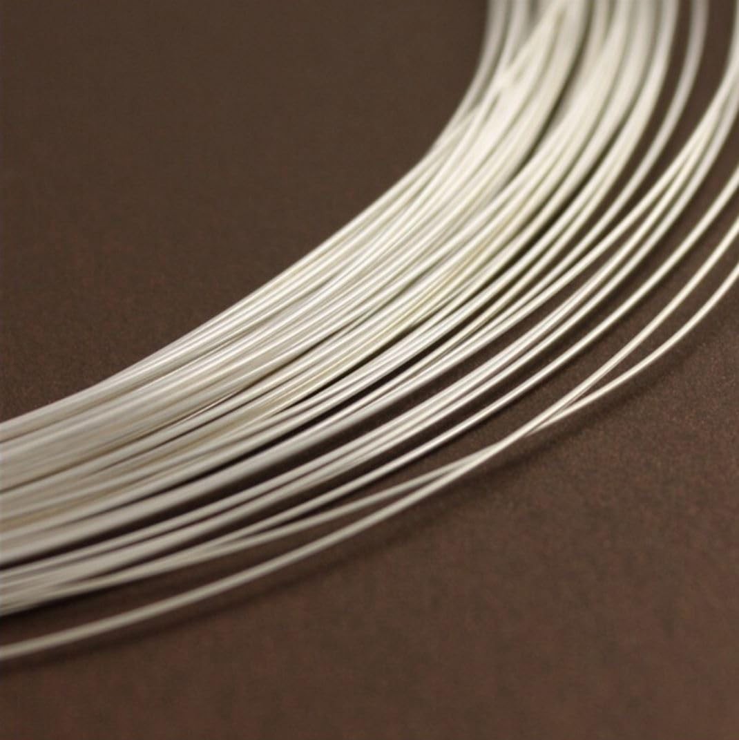 Adabele 10 Feet Authentic Sterling Silver Jewelry Wire Half Hard Round Beading W