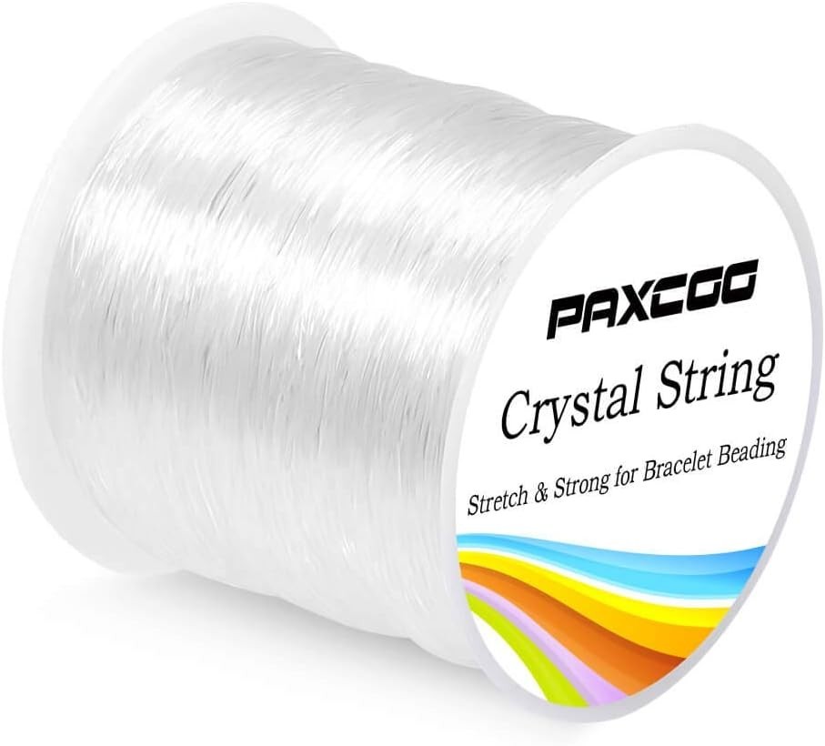 120m Stretchy Crystal Clear Elastic String – Perfect for Beading & Bracelets