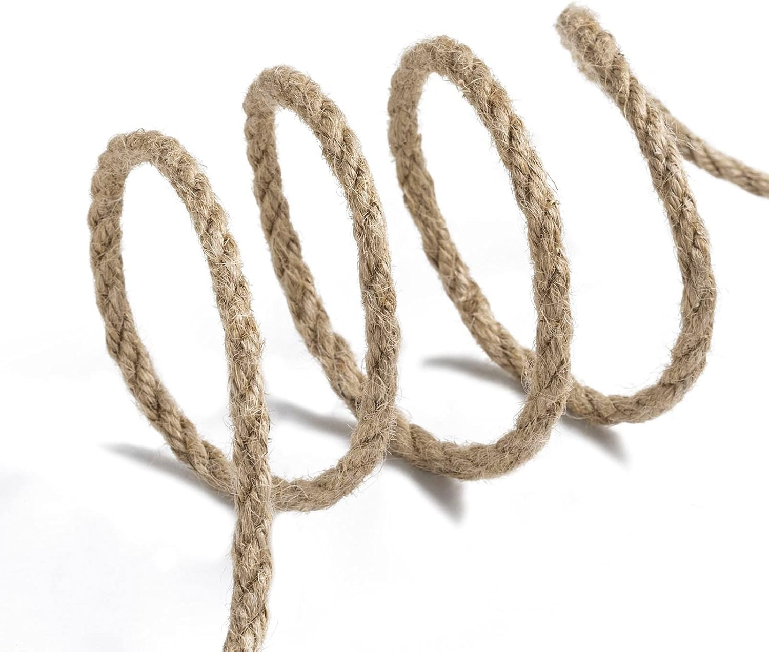 100 Feet 5Mm Jute Twine, Heavy Duty Jute Rope, Natural Hemp Rope for DIY Arts Cr