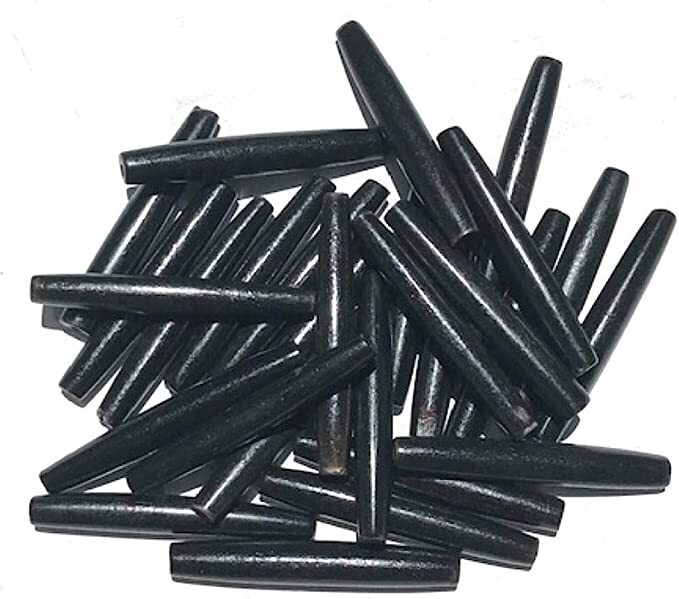 Genuine Hairpipe Bone: Black 4 sizes 100 pcs Hair Pipe Choker Beads