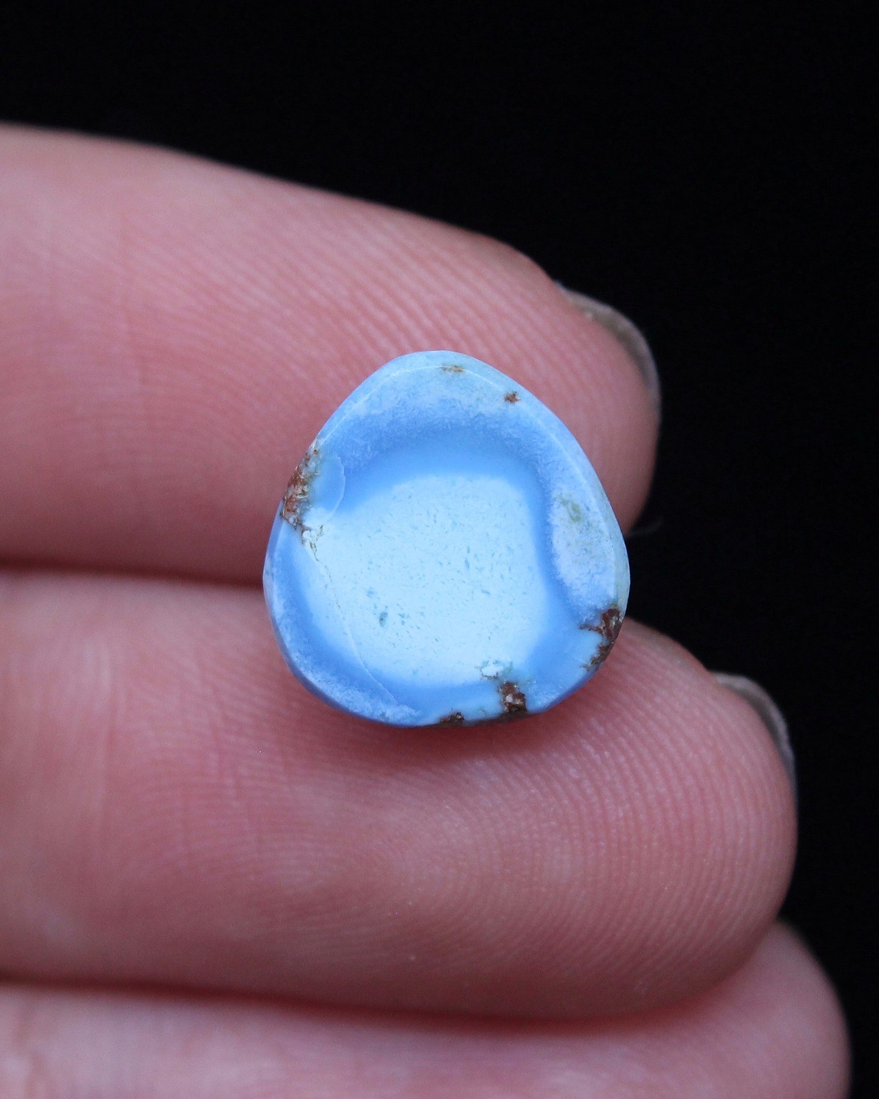 Natural Golden Hill Turquoise Cabochon Kazakhstan Untreated Blue Stone 11x11mm