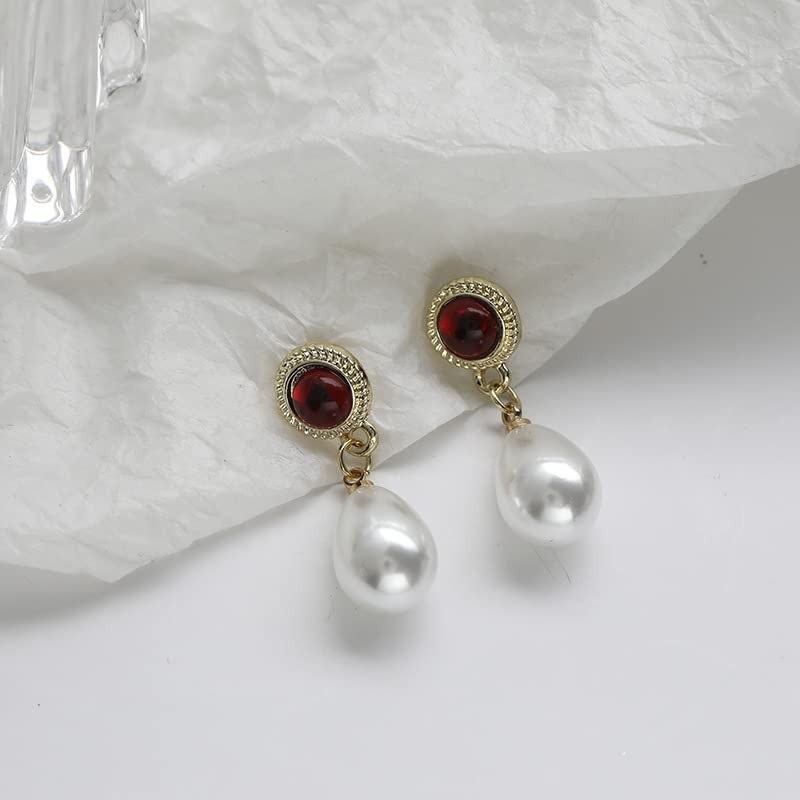 1920s Vintage Flapper Pearl Earrings Art Deco Earrings Roaring 20s Flapper – 05