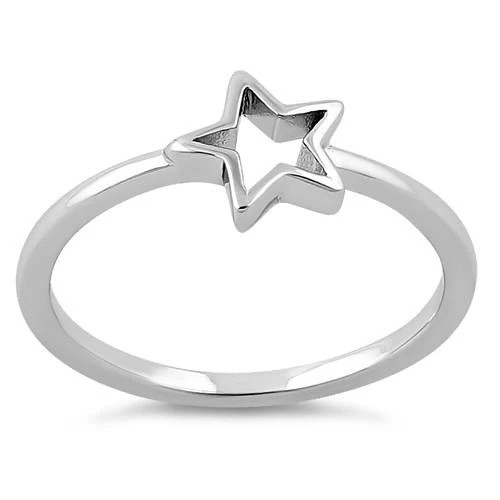 925 Sterling Silver Shooting Star Ring