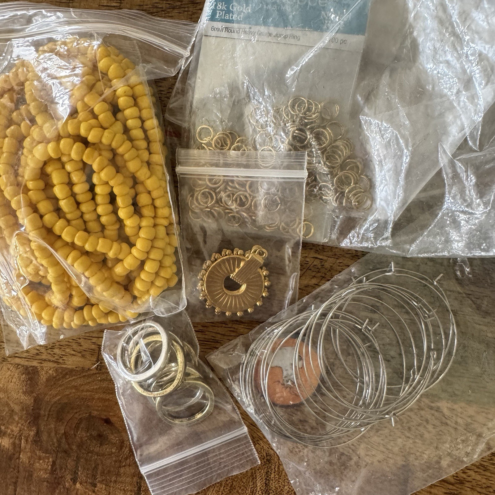 4 LB Jewelry Making Supplies Lot Beads Findings Gemstones Earrings Craft Mix