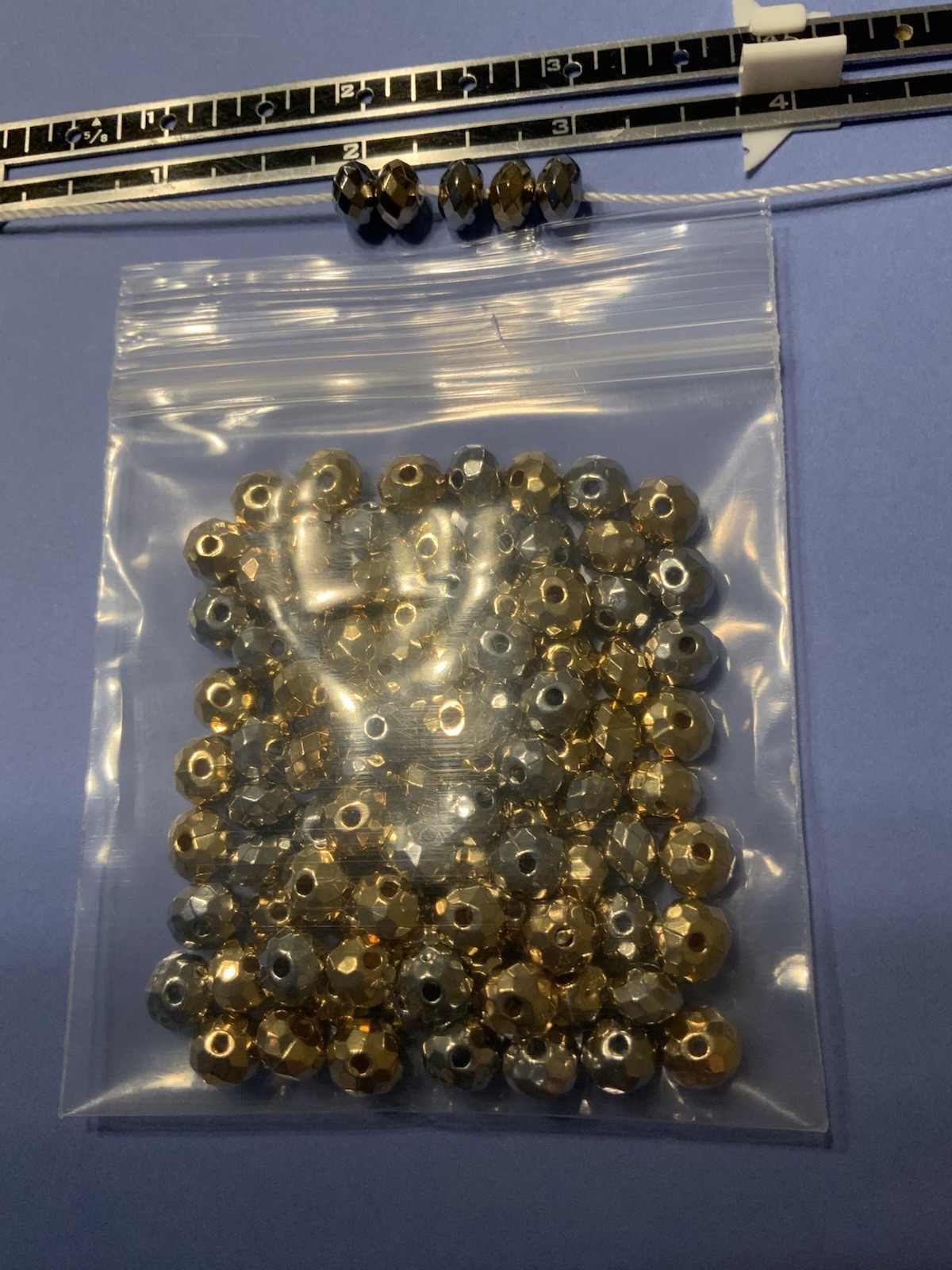 Silver And Gold Tone Beads For Jewelry Making