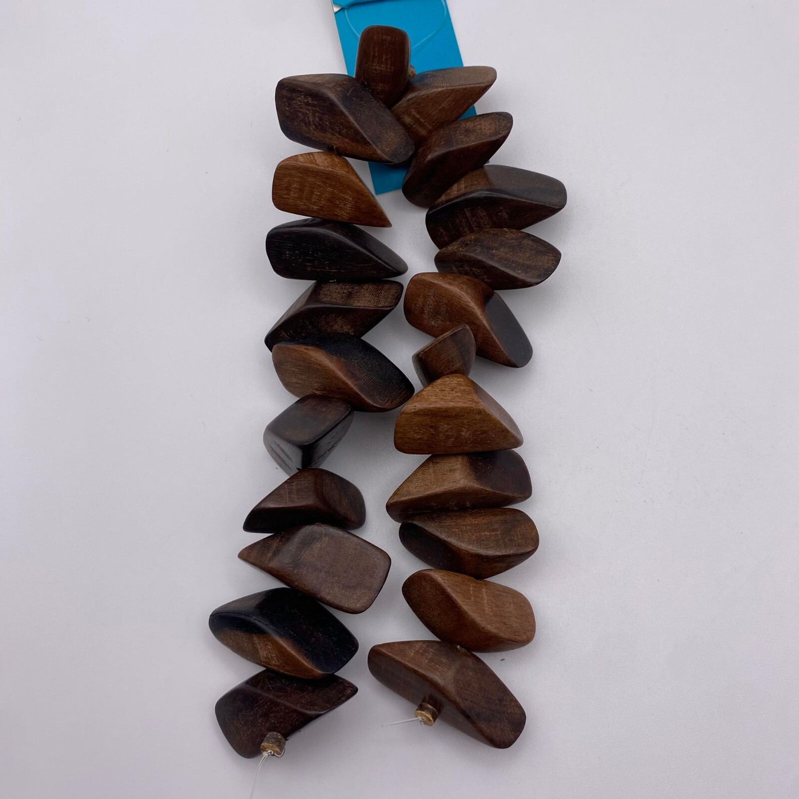 6 Strands Wooden Beads Round Shaped & Asymmetric Shaped Beads DIY Jewelry Making