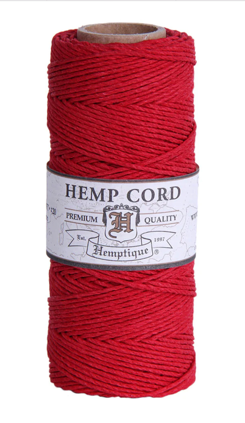 1mm Hemp Cord for Jewelry Making, Crafts & Macrame 100% Natural Twine Hemptique