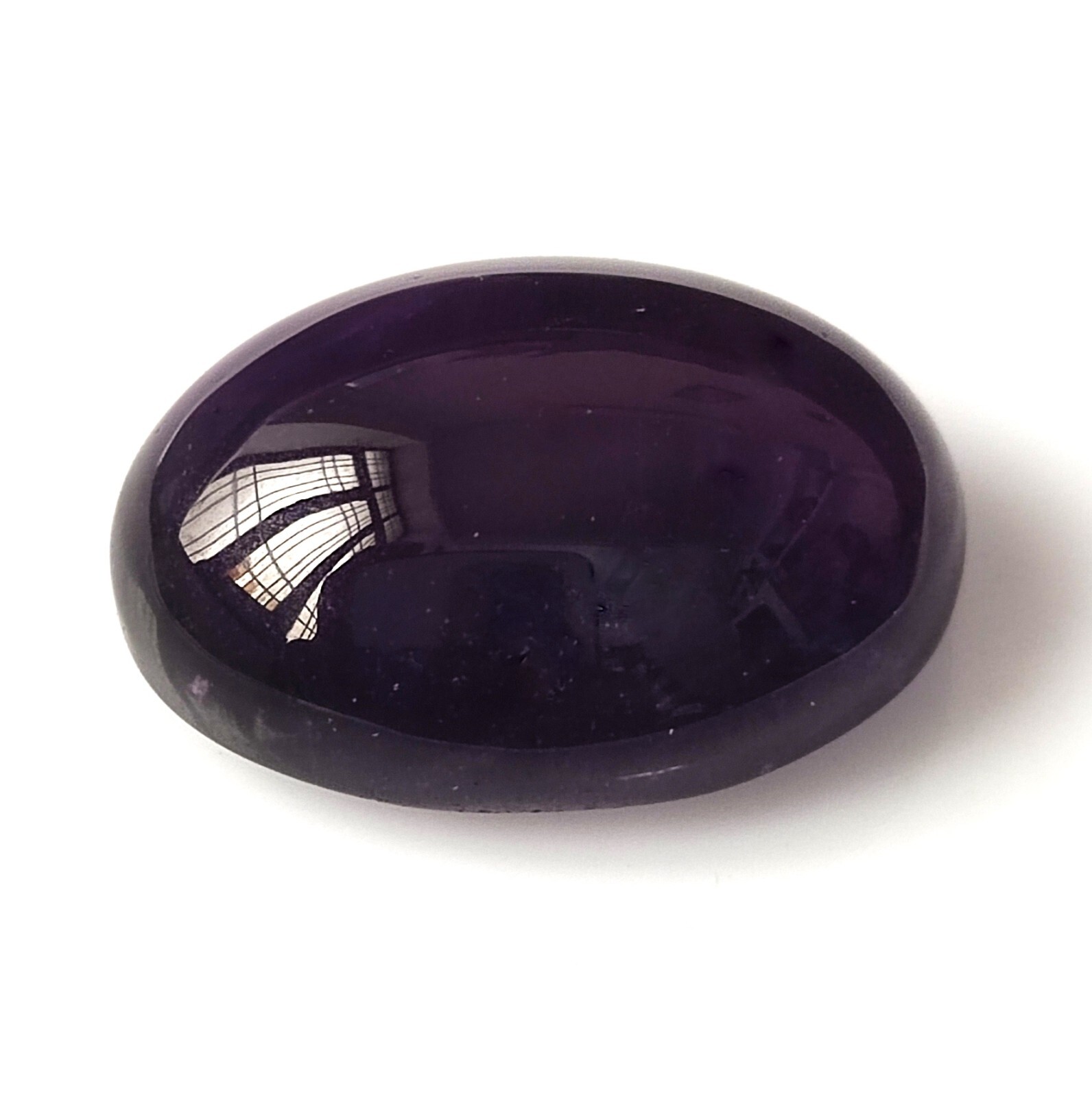 18.00 CARAT NATURAL AFRICAN AMETHYST CABOCHON 15X20 MM OVAL UNTREATED GEMSTONE