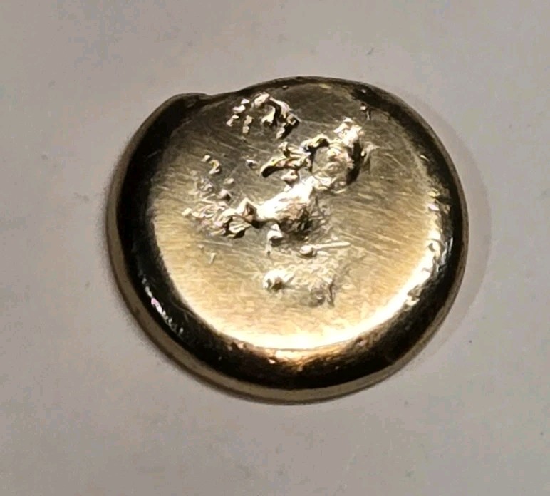 Nordic Gold Round 7.2 Grams Jewelry Making DIY Metal Melting Craft Button Disc