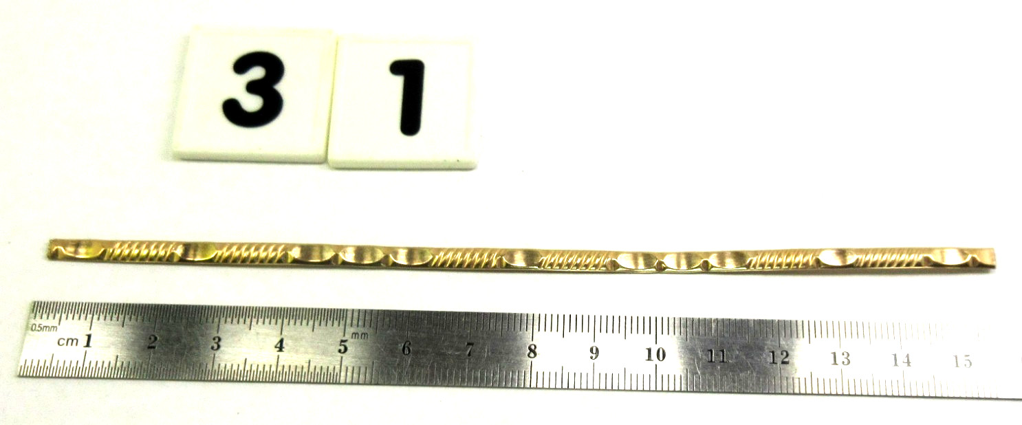 14/20 Yellow Gold-Filled | Modern Vibe Wire | 6 1/4″ x 4 mm | 4.4 Grams, GF#31