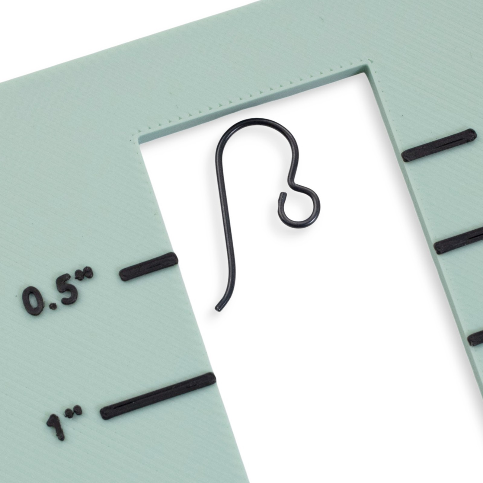 50-Pack Black Niobium Ear Wires, Hypoallergenic Professional Jewelry Supplies