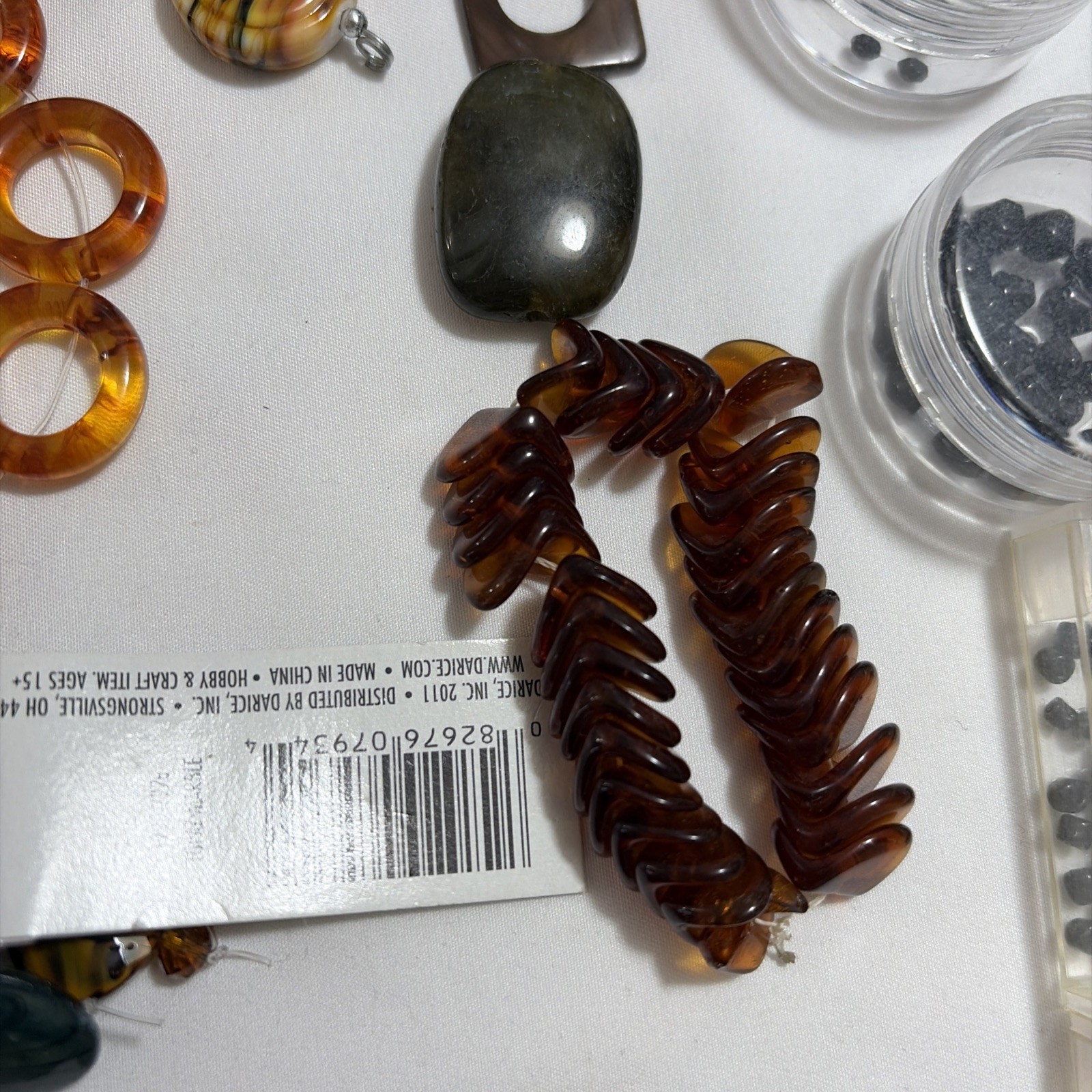 Huge Earth Tone Bead Lot Tiger Eye Wood Glass Seed Beads 8/0 Jewelry Making 7#s