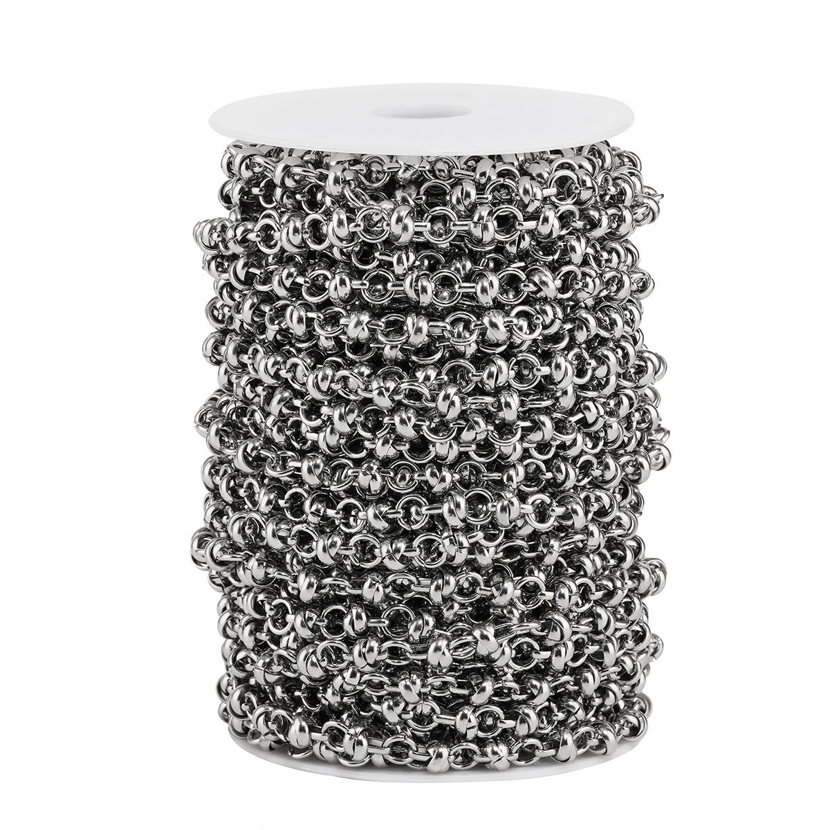 1meter stainless steel silver Knot link connect heavy chain crafts