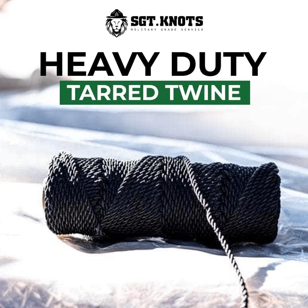100% Nylon Tarred Twine 1680ft – The Durable Choice for Crafting & Bushcraft