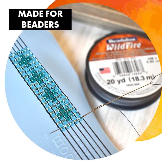 Wildfire Stringing Thread .006″ x 50 FT Black Beading Craft Cord Wire Supply