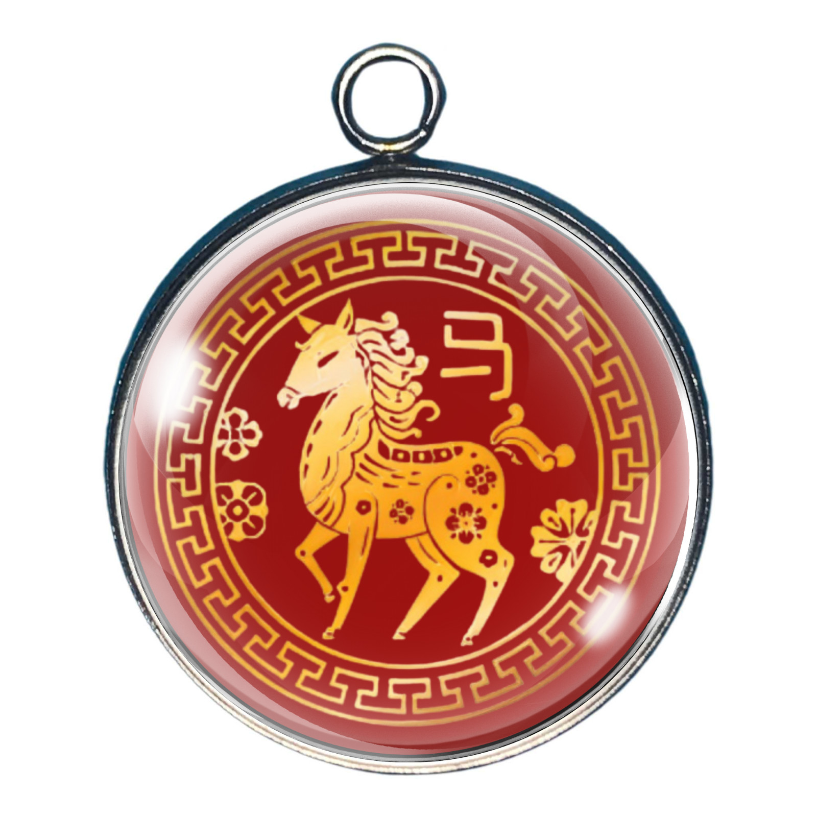 2026 Year of the Horse Charms – Chinese New Year Glass Cabochon Charms