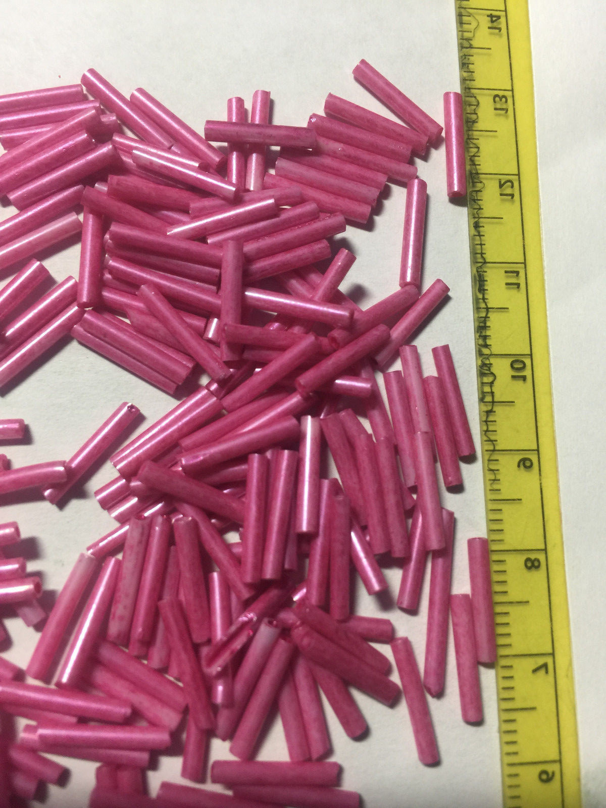 Size 5 Bugle Beads 12mm 35 Grams
