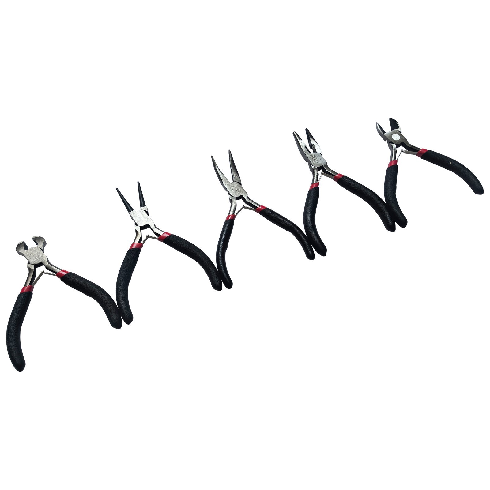 5pcs PLIER JEWELERS PLIERS SET JEWELRY MAKING BEADING WIRE WRAPPING HOBBY Tools