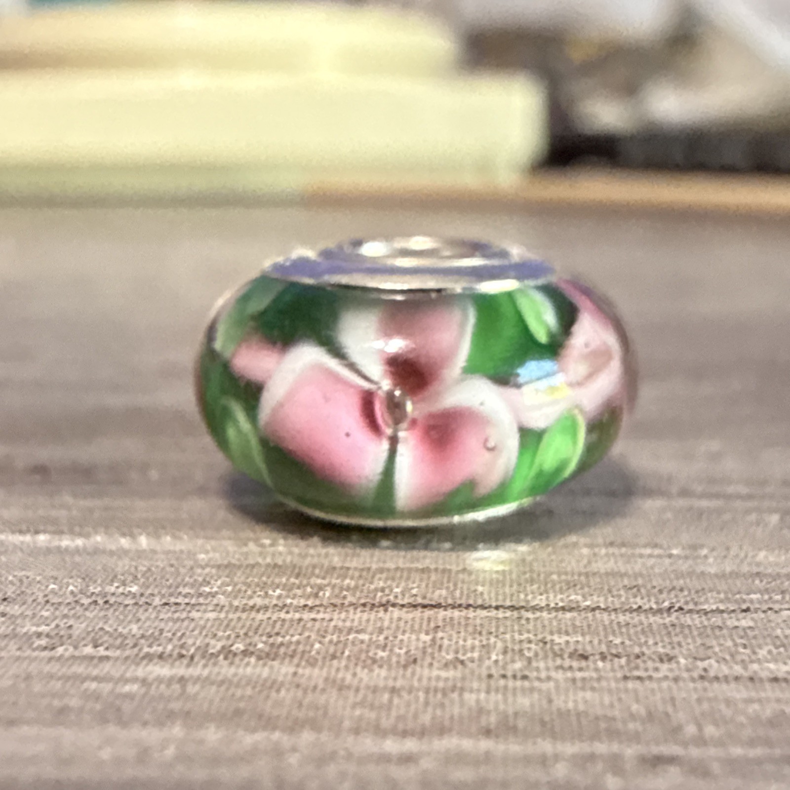 European Large Hole Beads Set Of 5. BH180