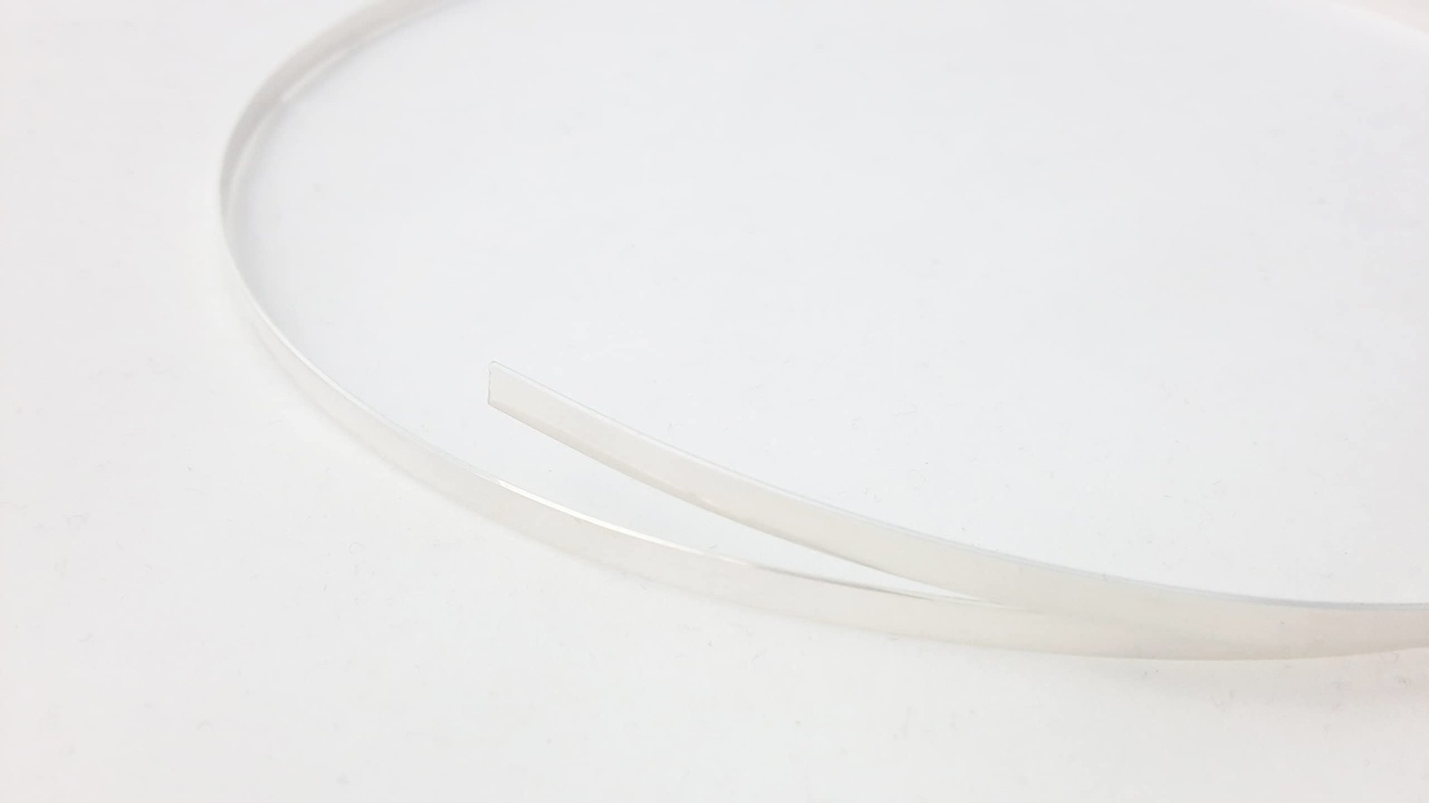 Bezel Strip Wire 925 Sterling Silver 1 Foot, 1/8″ x 28 Gauge 3.18 x 0.51mm