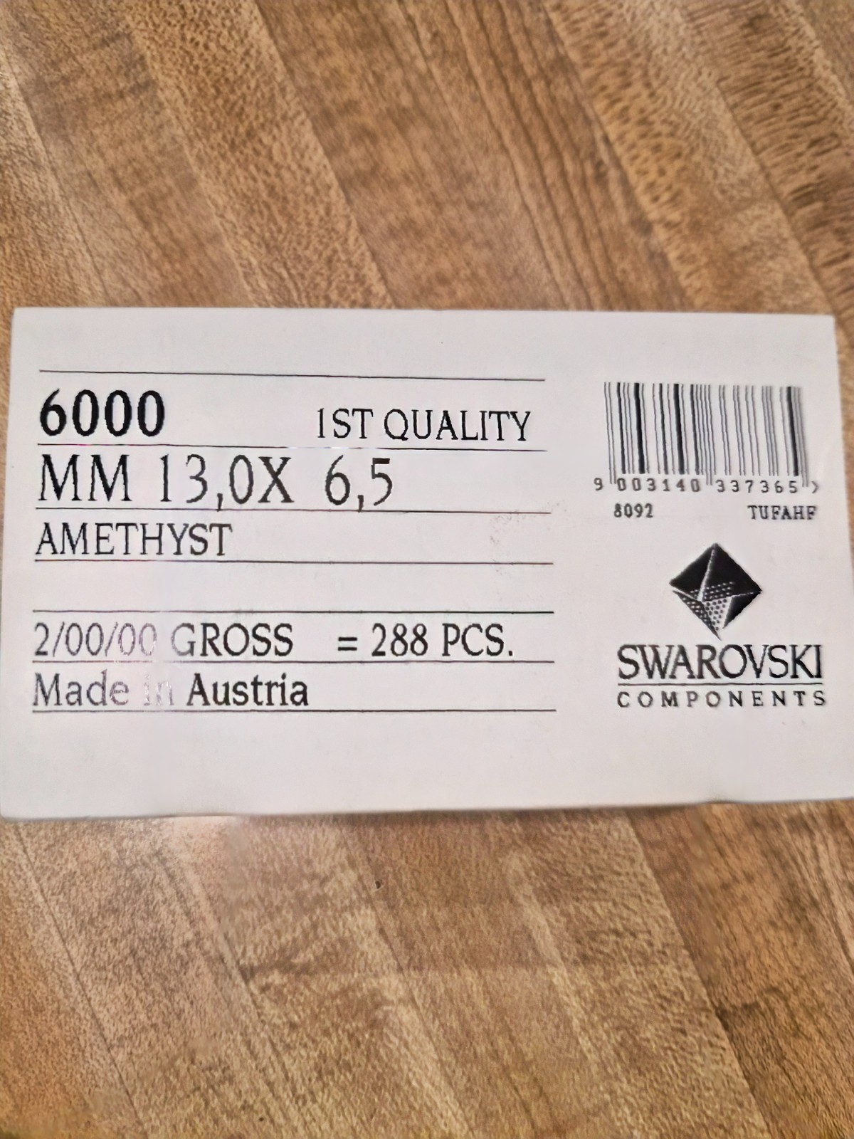 Swarovki Pendant 6000 13mm x 6.5mm – Factory Pack 288 pieces