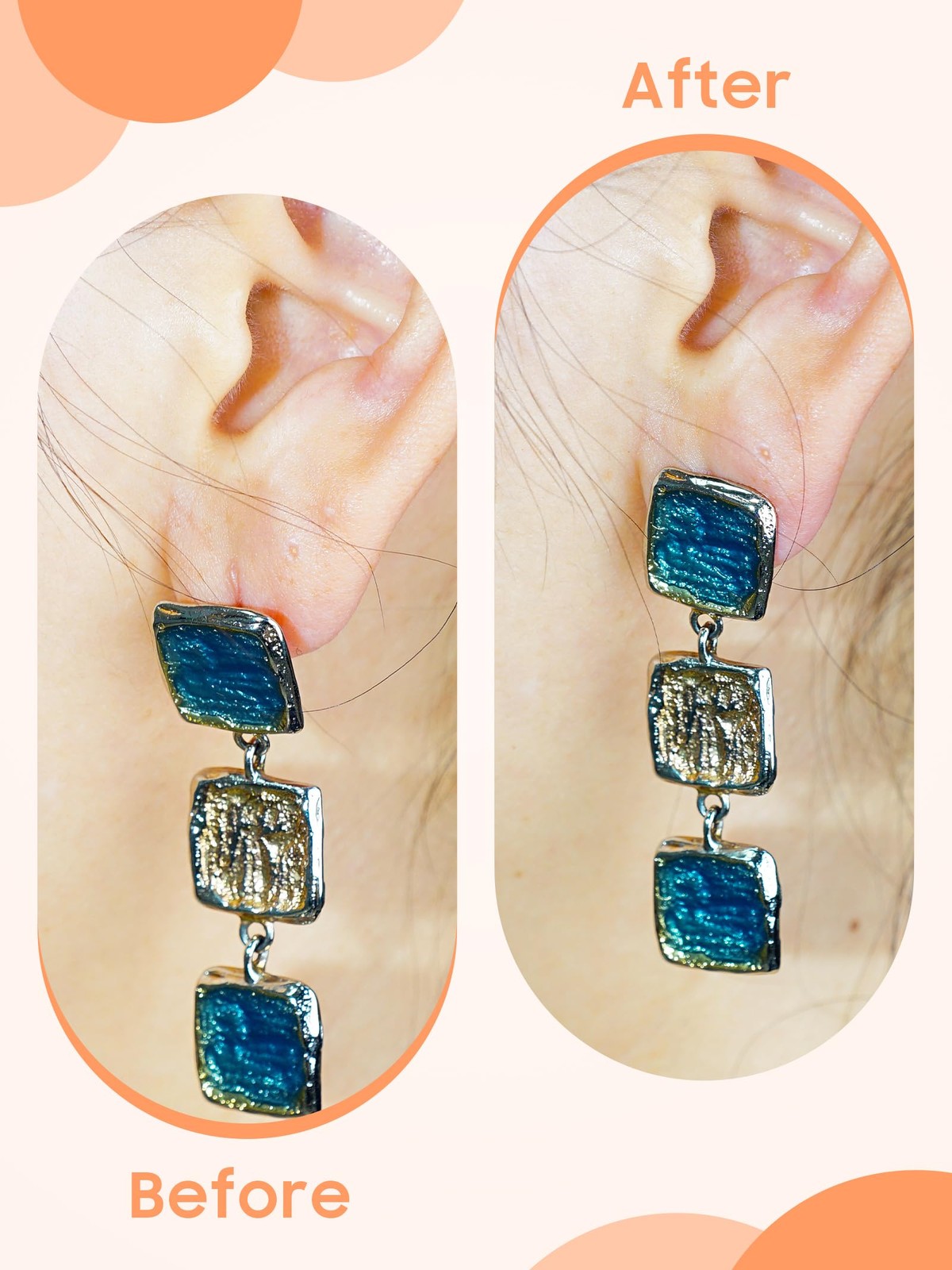 Earring Backs for Droopy Ears, Adjustable Heavy Earrings Lifters Backs, 6 Pai…