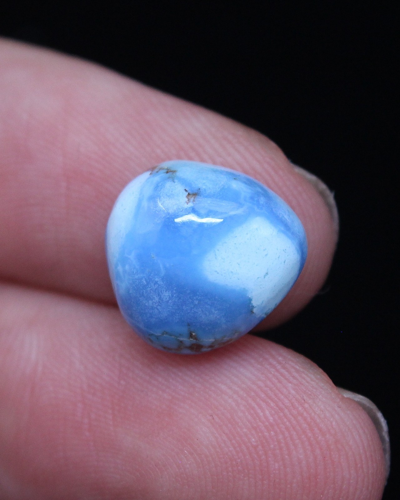 Natural Golden Hill Turquoise Cabochon Kazakhstan Untreated Blue Stone 11x11mm