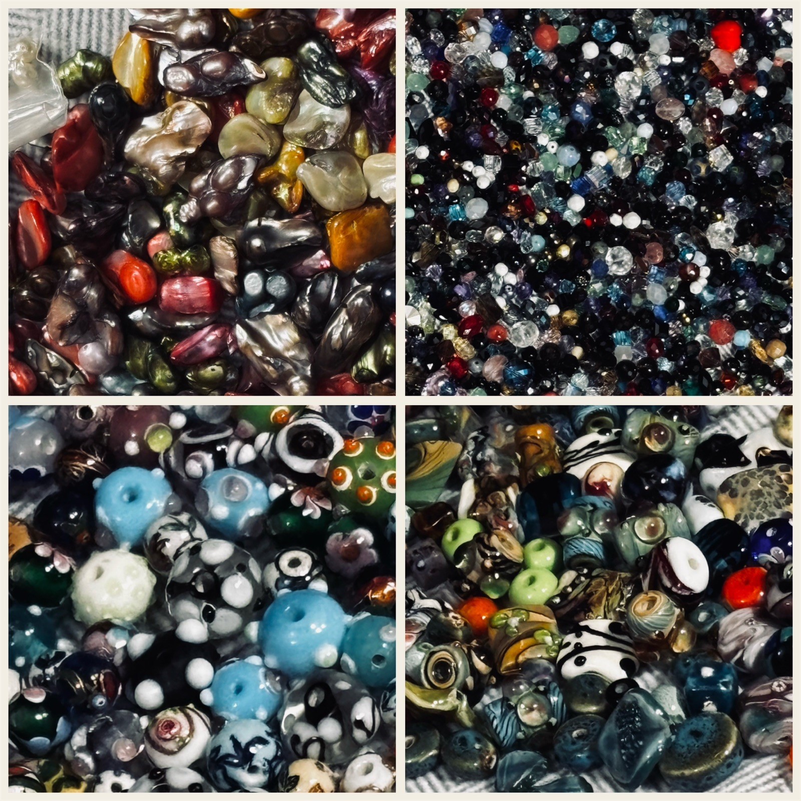 MASSIVE LOT OF JEWELRY MAKING SUPPLIES, DESIGNED PIECES, QUALITY/SEMI-PRECOUS