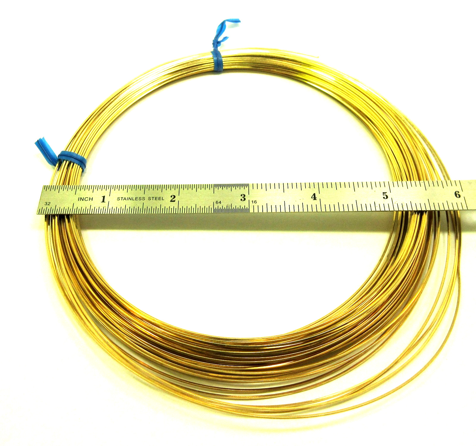 14/20 Yellow Gold-Filled Wire | Square | 21 Gauge | 113 Grams, 79 Feet, GF #24