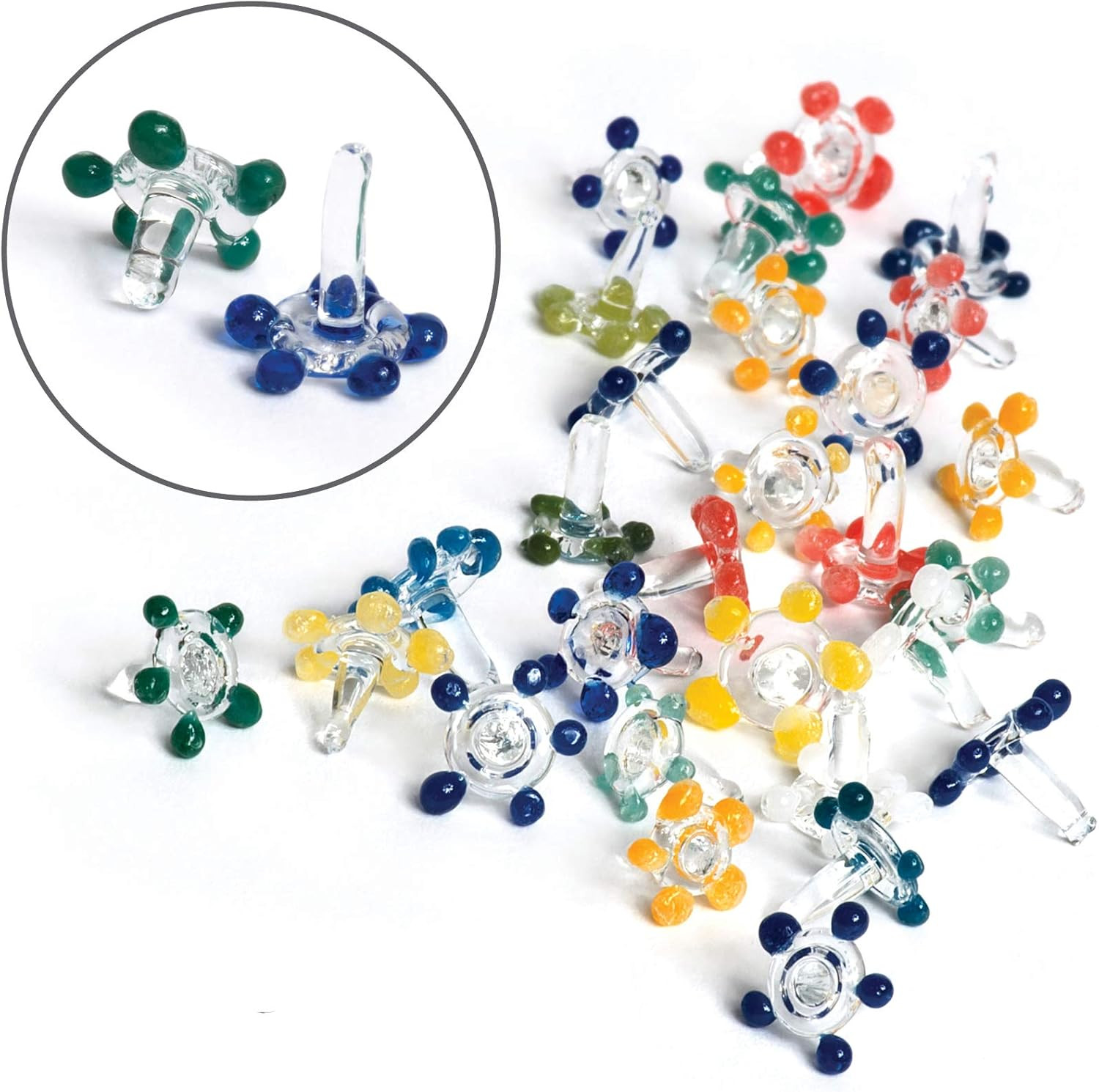 Glass Daisy Pipe Filter Screens Reusable & Heat Resistant
