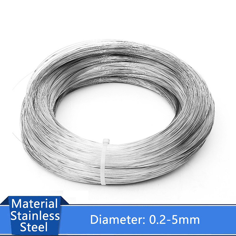 Spring Steel Wire 304 Stainless Steel Wire 0.2mm 0.25mm 0.3mm 0.4mm 0.5mm-5mm