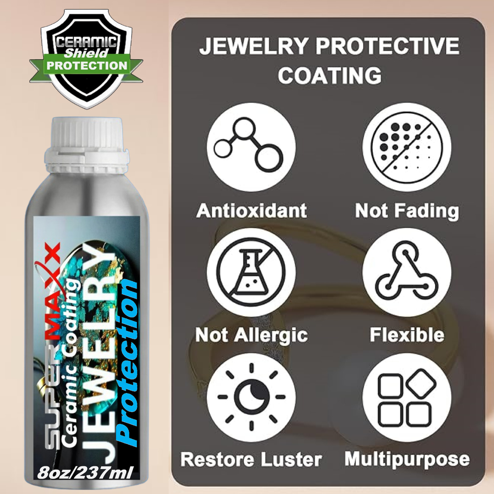 SUPERMAXX CERAMIC JEWELRY COATING