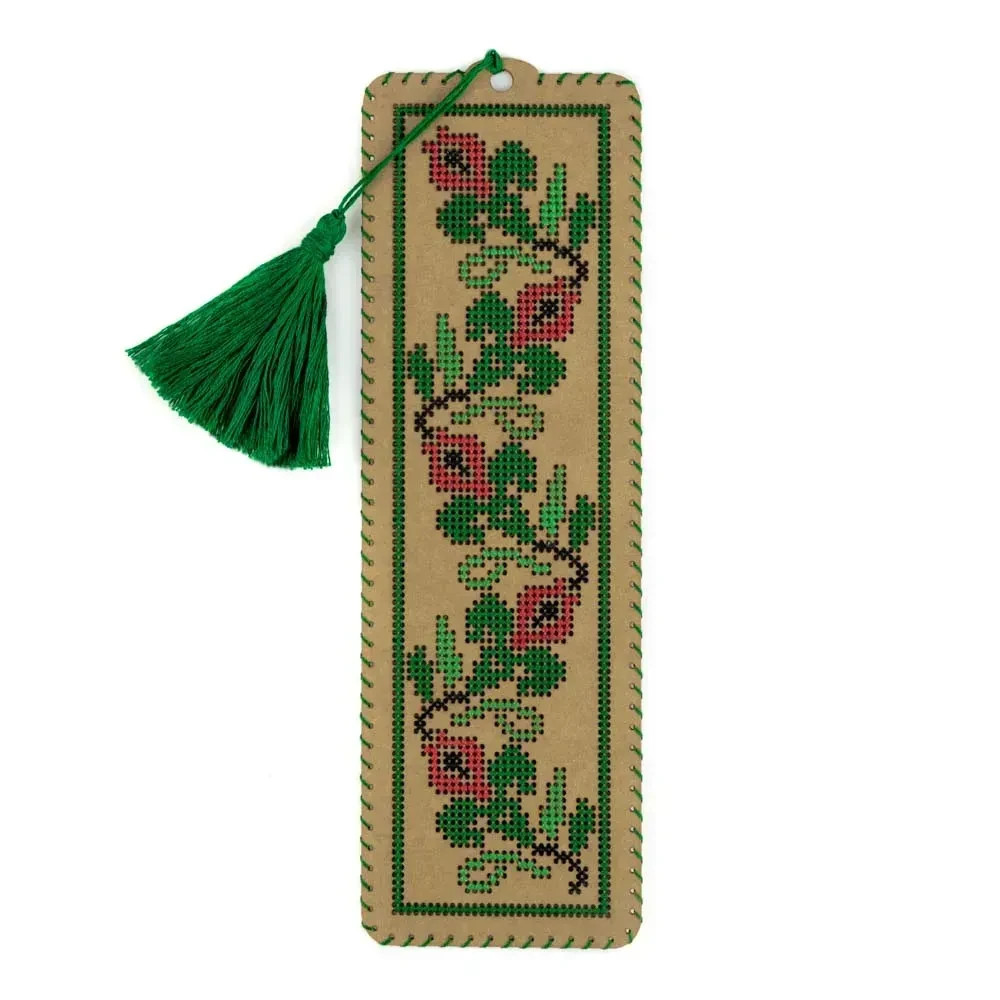 DIY Embroidery Kit on Kraft Cardboard – “Bookmark – Povitytsa” Needlework Craft