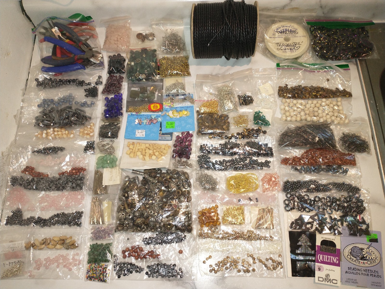 Jewelry Making Austrian Crystal Czech Semi Precious Stone Beads Findings Tools +