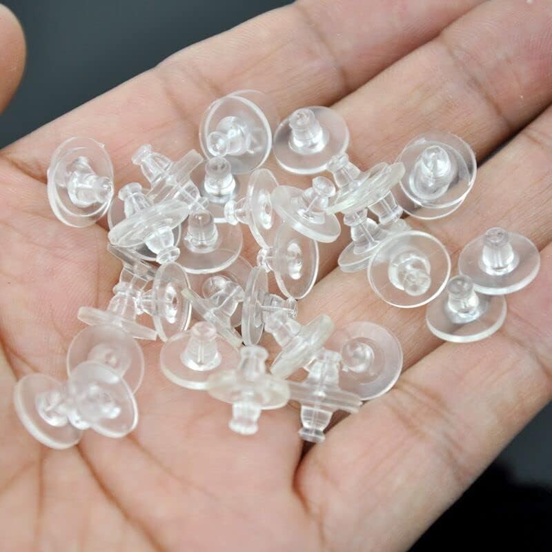 Hypo-Allergenic Earring Backs – 150 PCS for Studs & Droopy Ears, Easy to Use