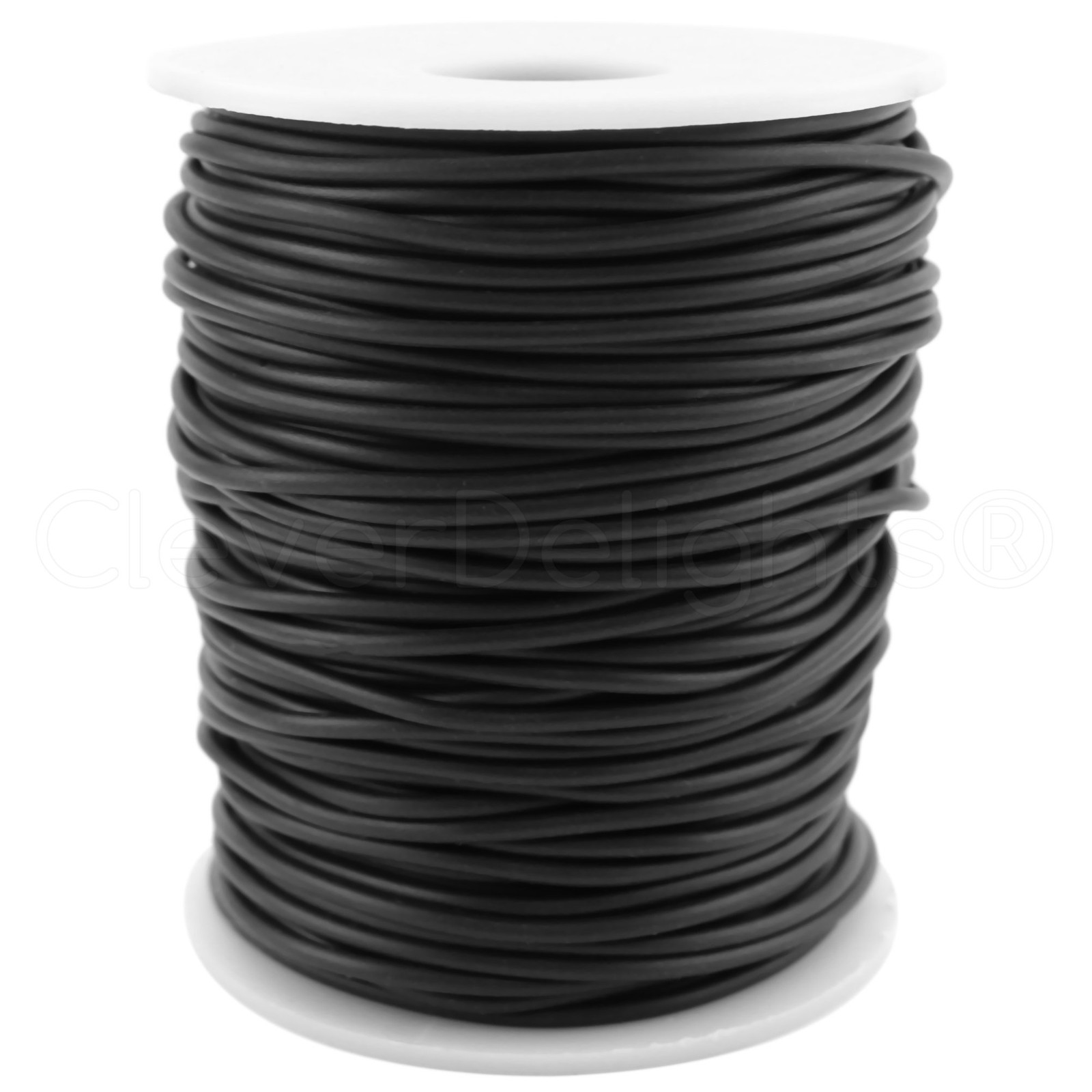 Ts Black Solid Rubber Cord 75 Feet 2mm 1/16″ Round Crafts Beading Jewelry Neck