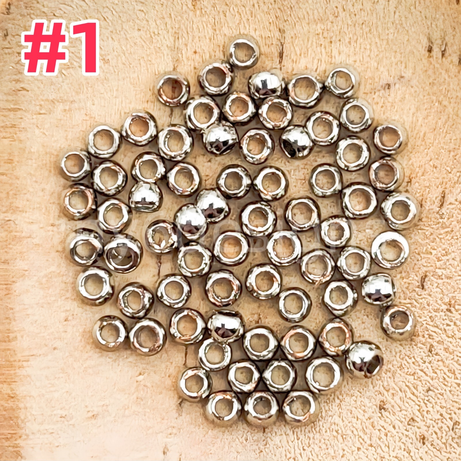 Silver Plated Round Spacer Beads 2mm 2.5mm 3mm 4mm finding 40 pcs Non Tarnish